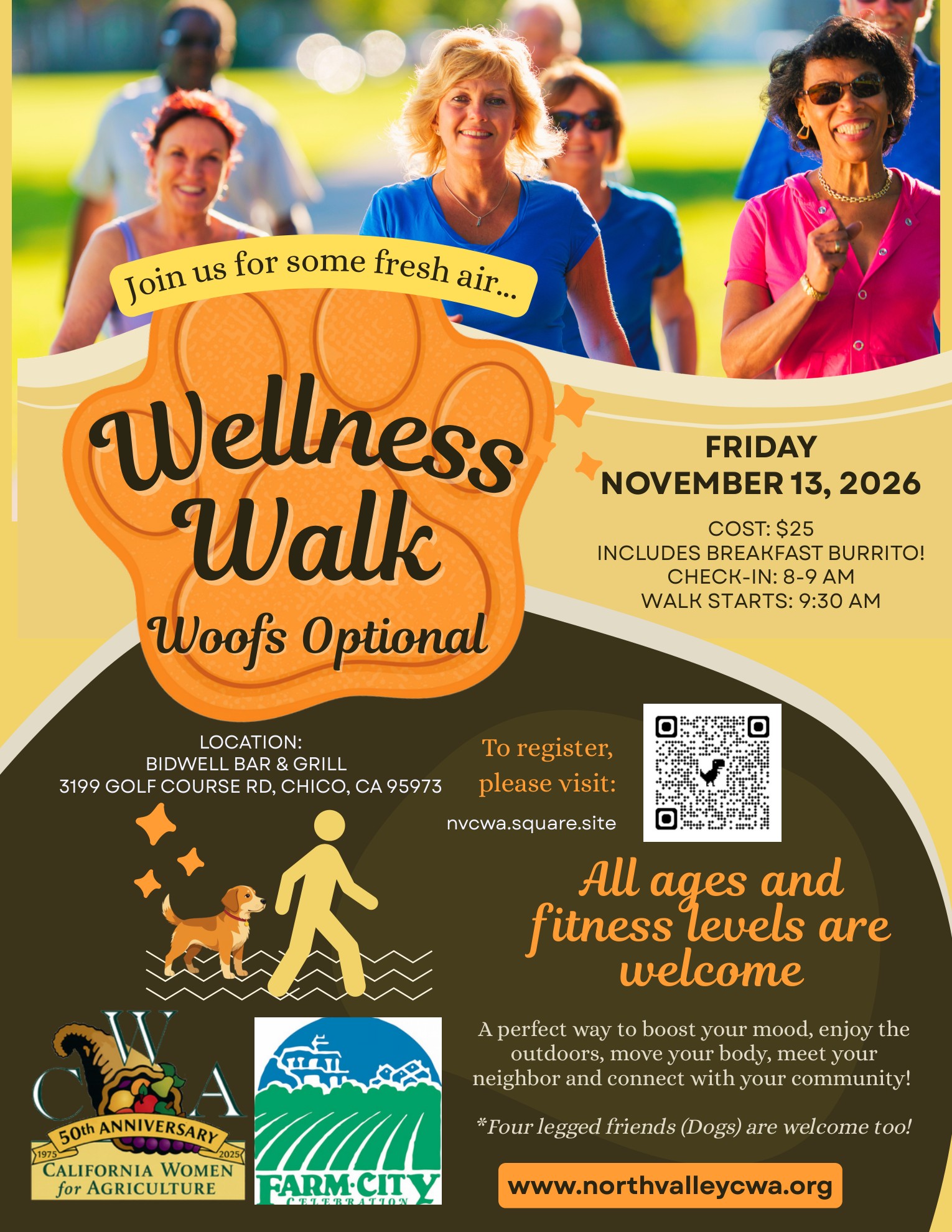 Wellness Walk (Woofs Optional) - Nov 13, 2026